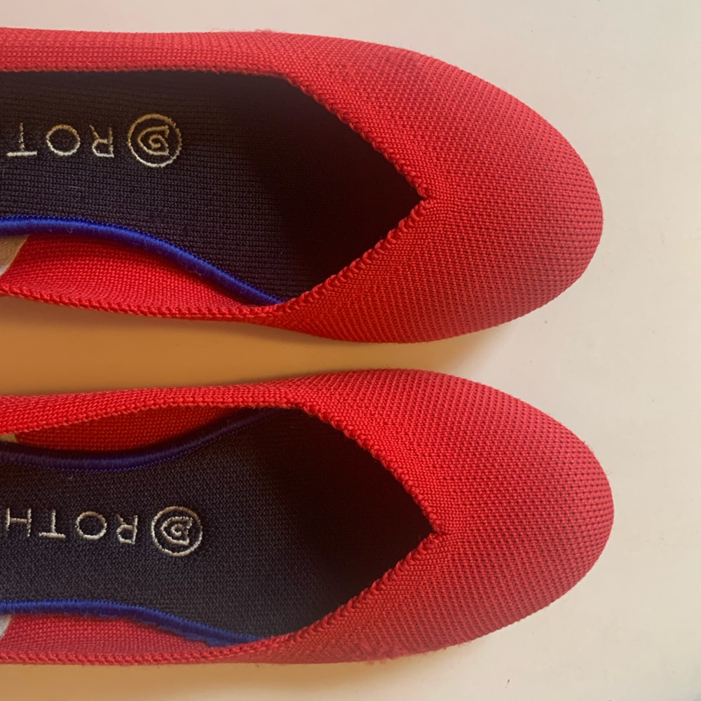 Rothy’s The Flat Red Size 8 Great Condition